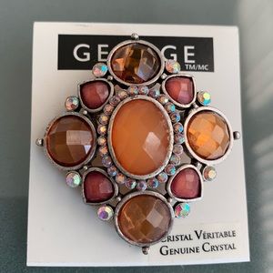 Genuine Crystal Brooch